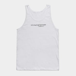 Dimethyltryptamine (DMT) Writing Tank Top